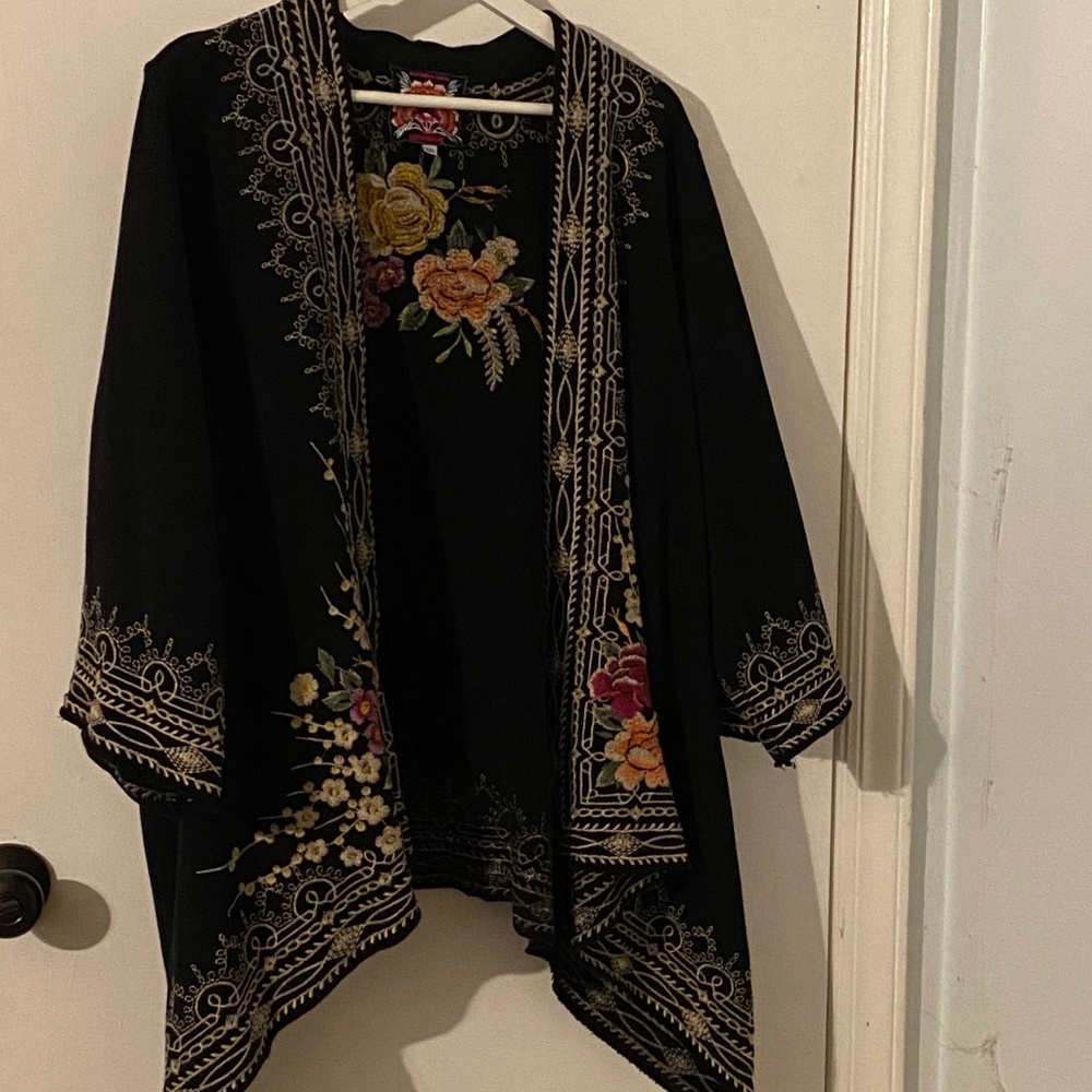 Embroidered shrugs